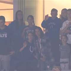 Philip Rivers’ massive family supports him in first Colts home game after shock NFL return