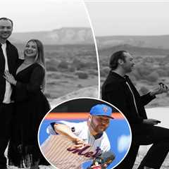 Mets starter Tylor Megill gets engaged in a heartfelt moment: ‘Future Mrs. Big Drip’
