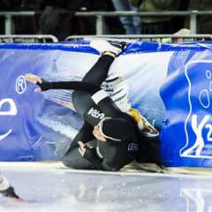 Jake Paul’s speed skater fiancée Jutta Leerdam crashes out at Olympic trials with Italy hopes in..
