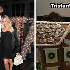 Khloé Kardashian Addressed Including Tristan Thompson In Her Family's Gingerbread House