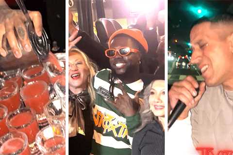 'TMZ After Dark' Goes Double Trouble in Hollywood With Two Party Buses