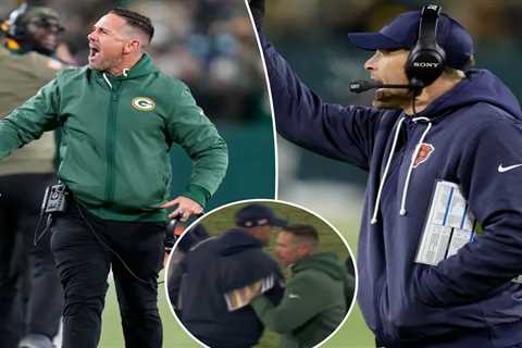 Matt LaFleur, Ben Johnson exchange awkward no-look handshake as potential beef continues