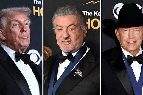 Donald Trump, Sylvester Stallone Lead Star Arrivals at 48th Kennedy Center Honors