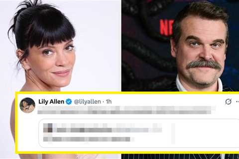 Lily Allen Just Took A Brutal Swipe At David Harbour After Her US Tour Dates Sold Out