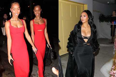 Diddy Twins Party It Up With Kim Kardashian and Other Celebs in Los Angeles