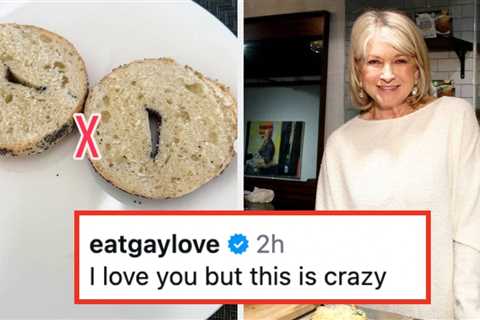 Martha Stewart Revealed How She Eats A Bagel, And It's FJKADSFKJ;ADSF