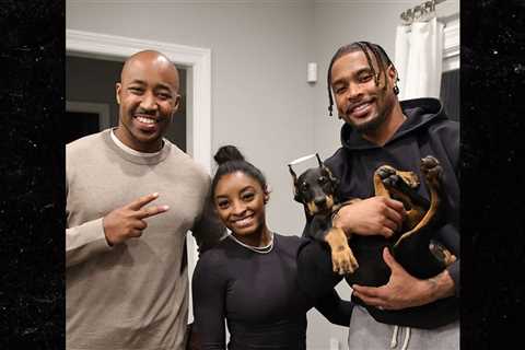 Simone Biles’ Dog Breeder Claims He's Getting Death Threats For Ear Cropping Pup
