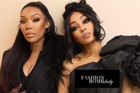 Brandy & Monica Celebrate the End of “The Boy is Mine Tour” in a Black Versace Blazer Dress and..