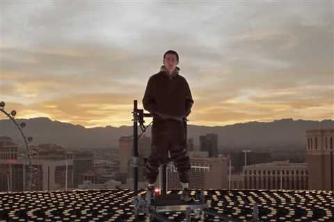 Timothée Chalamet Dreams Very Big, Becoming First Person to Appear Atop Las Vegas Sphere for ‘Marty ..