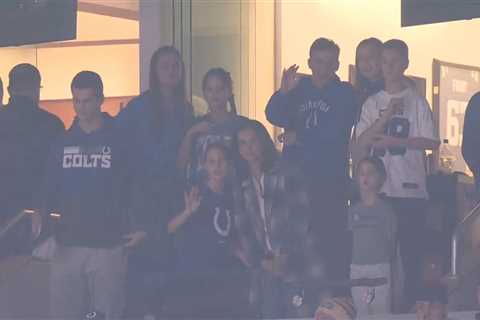 Philip Rivers’ massive family supports him in first Colts home game after shock NFL return