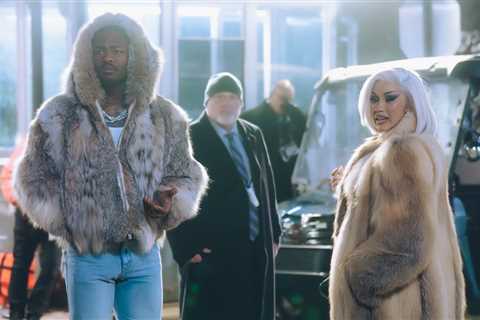 Cardi B and Stefon Diggs Step Out in Fur Coats After Sunday Night Football in Baltimore