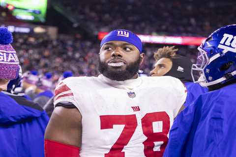 Giants offensive line will likely be down two starters against Raiders