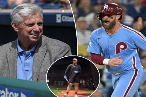 Phillies’ Bryce Harper appears to take swipe at Dave Dombrowski with shirt