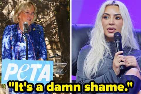 It's A Damn Shame: PETA Called Out Kim Kardashian After She Gave Each Of Her Kids Their Own Puppy..