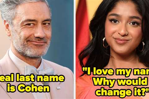 8 Famous People Who Changed Their Names For Hollywood, And 8 Who Absolutely Refused To