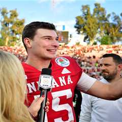 ‘Locked in’ Fernando Mendoza finds out Indiana’s CFP semifinal opponent in hilarious fashion