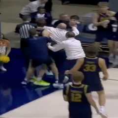 Notre Dame coach Micah Shrewsberry charged referee in wild scene after crushing loss