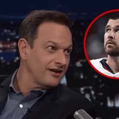 Josh Charles Tells Travis Kelce He's a 'D***' on Taylor Swift Music Video Set