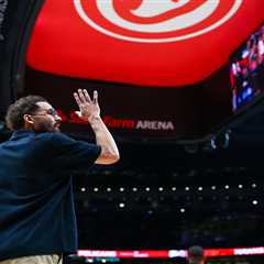 Trae Young says goodbye to Hawks after being traded to Wizards midgame in emotional scene