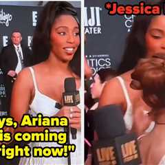 Jessica Williams's Visibly Uncomfortable Reaction When A Reporter Cut Their Interview Short For..