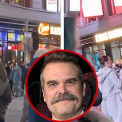 David Harbour Smiling in NYC With Female Friend After Difficult Few Months
