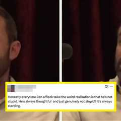 People Are Once Again Realizing Just How Smart Ben Affleck Is After He Perfectly Articulated The..
