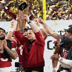 Curt Cignetti only has one thing on his mind to celebrate Indiana’s national title