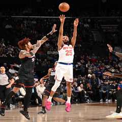 Knicks’ Mikal Bridges suffers brutal shooting night in return to native city