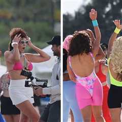 'Real Housewives Ultimate Girls Trip' Hits Miami, Cameras Roll on Beach Day