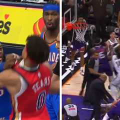 Fights Break Out in Thunder, Suns Games During Wild Night Of NBA Action