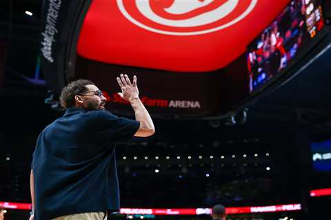 Trae Young says goodbye to Hawks after being traded to Wizards midgame in emotional scene