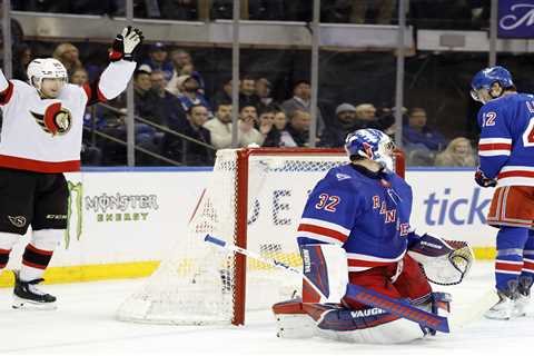 Rangers blitzed by Senators as season is spiraling out of control
