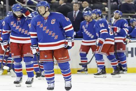 Rangers proving they’re gutless and easy pickings for rest of NHL