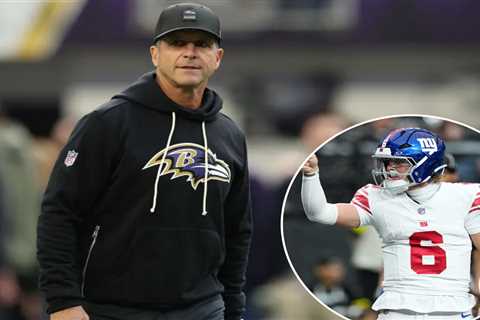 John Harbaugh immediately talking playoffs, love of Jaxson Dart after inking Giants deal