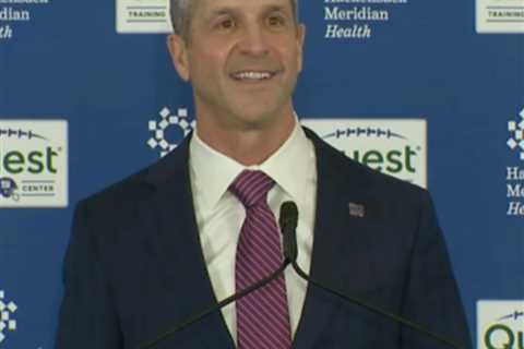 John Harbaugh explains how wife helps him in ‘crazy’ NFL world at Giants introduction