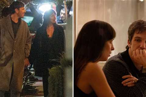 Dakota Johnson and Role Model Leave Dinner Date Holding Hands