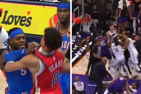 Fights Break Out in Thunder, Suns Games During Wild Night Of NBA Action