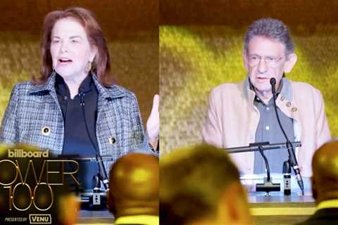 Sherry Lansing Presents the No. 1 Award to Lucian Grange | Billboard Power 100 Party 2026