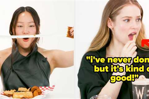 Bridgerton Stars Yerin Ha And Hannah Dodd Hilariously Try American Fast Food For The First Time