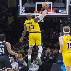 Nets receive royal LeBron James Lakers beating in possible New York finale