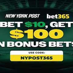 bet365 bonus code NYPBET: Bet $10, get $100 in bonus bets for Super Bowl 2026 records