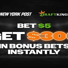 DraftKings promo: Bet $5 and get $300 in bonus bets if your Super Bowl 2026 bet wins