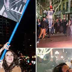 Seahawks Fans Flood Seattle Streets After Super Bowl LX Win