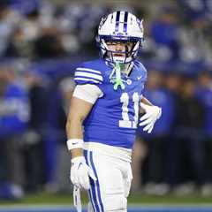 BYU says wide receiver Parker Kingston charged with felony rape is no longer a student there