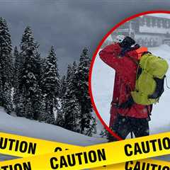 Nine Skiers Missing After Avalanche Near California's Lake Tahoe