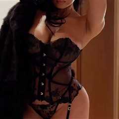 Guess Who the Actress and Model in Tiny Black Lingerie Is