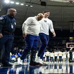 Notre Dame coach Micah Shrewsbury’s ‘season of hell’ continues with injury in embarrassing loss
