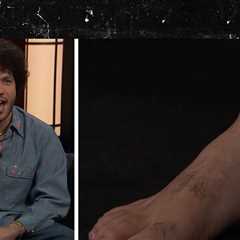 Benny Blanco Defends Viral Filthy Feet, Bares His Sole on 'Kimmel'
