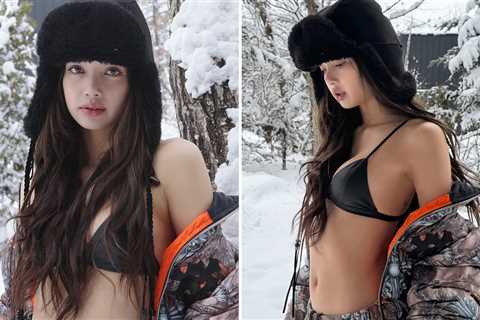 BLACKPINK's LISA Stuns in Black Bikini Top