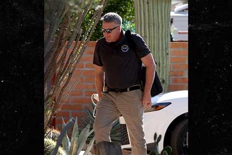 Law Enforcement Agents at Annie Guthrie's House Amid Search For Nancy